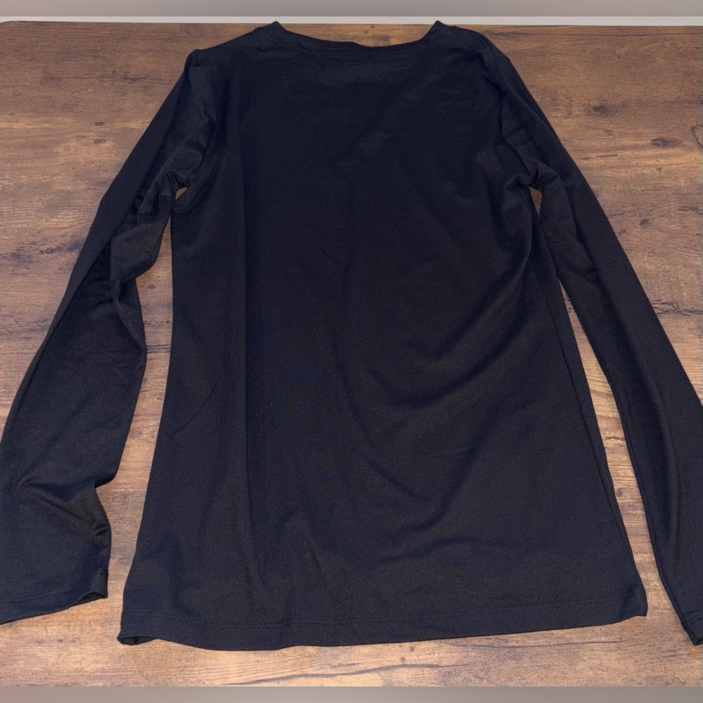 NWOT Zenana Soft Black Long Sleeve Woman’s Shirt - Picture 2 of 7